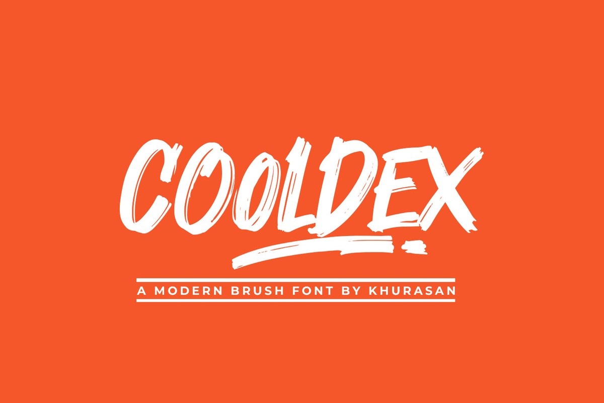 Cooldex Font preview