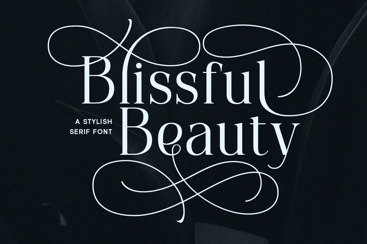 Blissful Beauty Regular Font preview