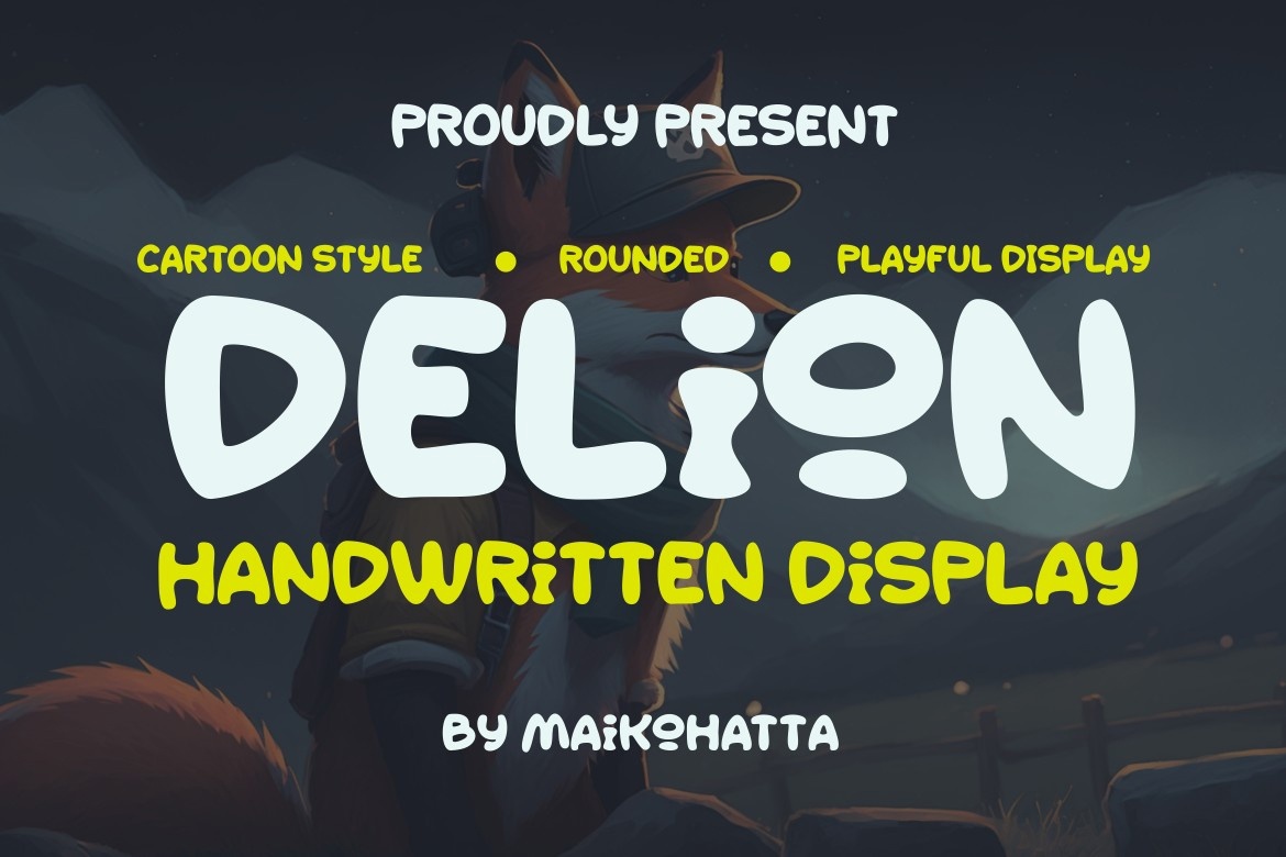 Delion Font preview