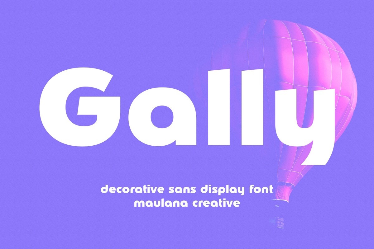 Gally Regular Font preview