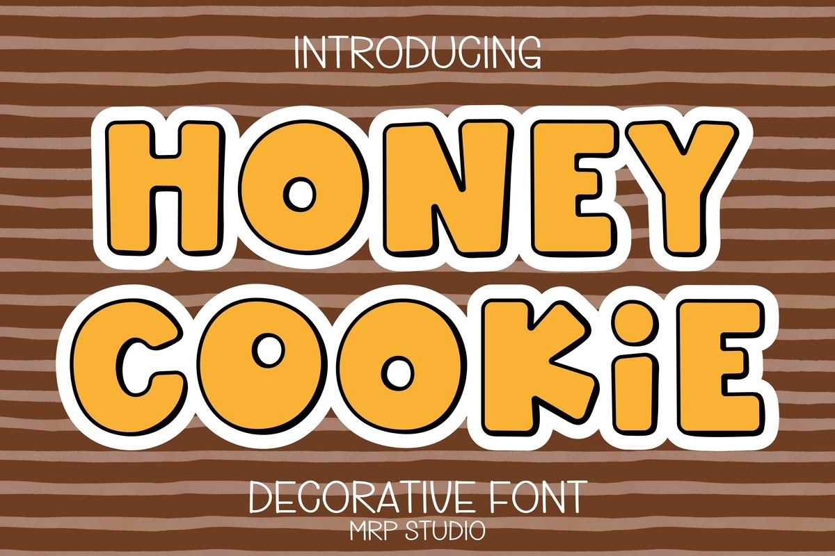 Honey Cookie Regular Font preview