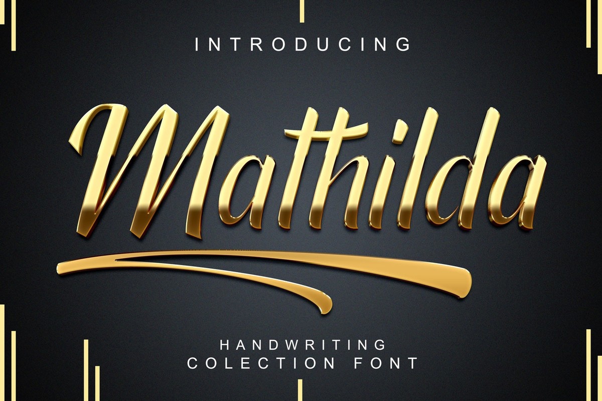 Mathilda Regular Font preview