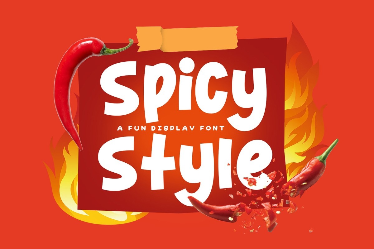 Spicy Style Font preview