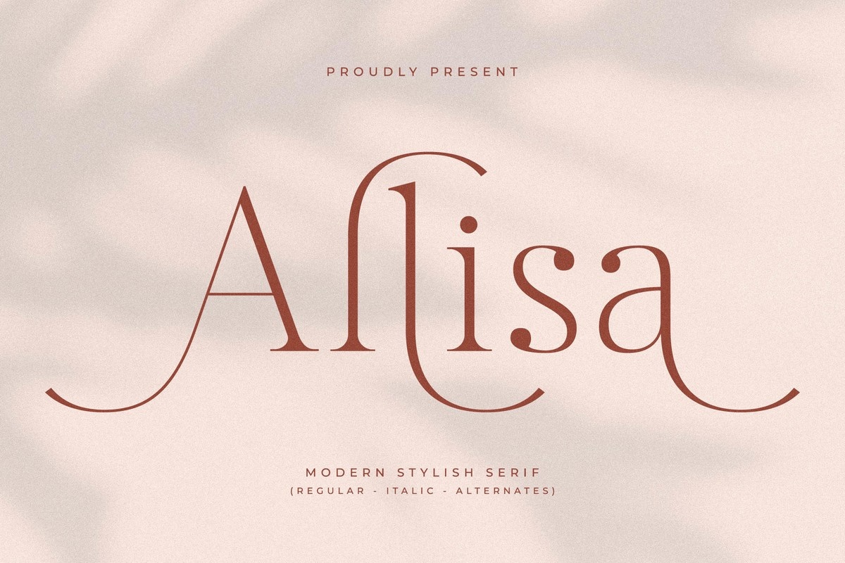 Allisa Regular Font preview
