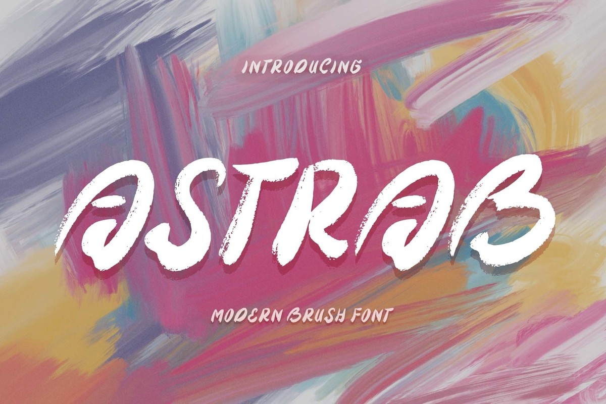 Astrab Regular Font preview