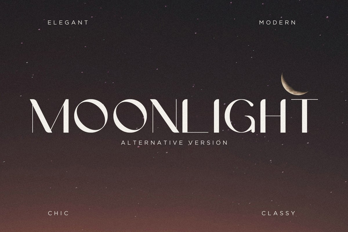 Moonlight Alternative Font preview
