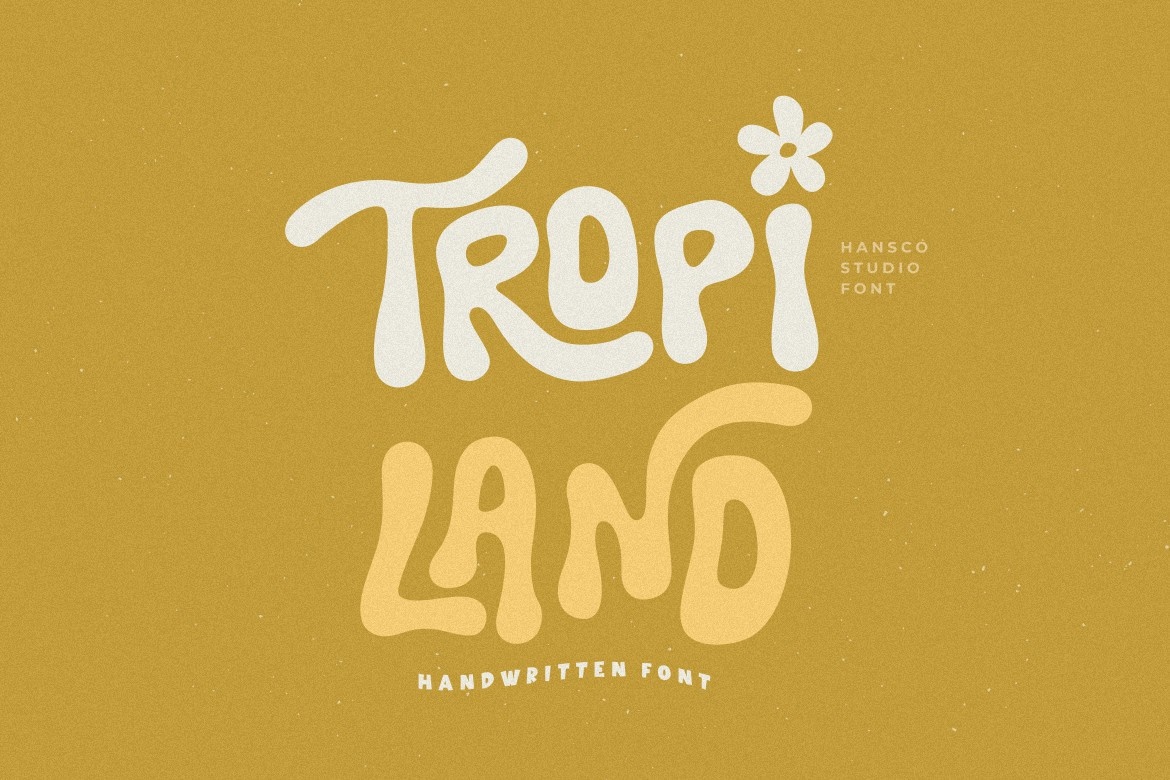 Tropi Land Font preview