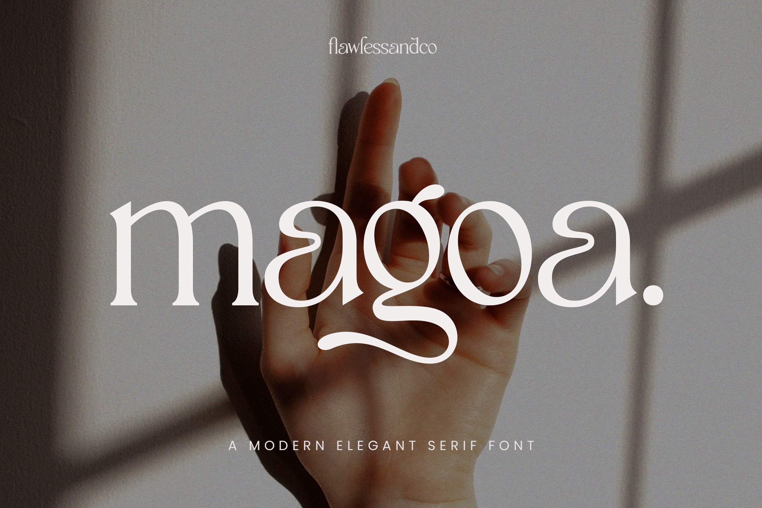 Magoa Regular Font preview