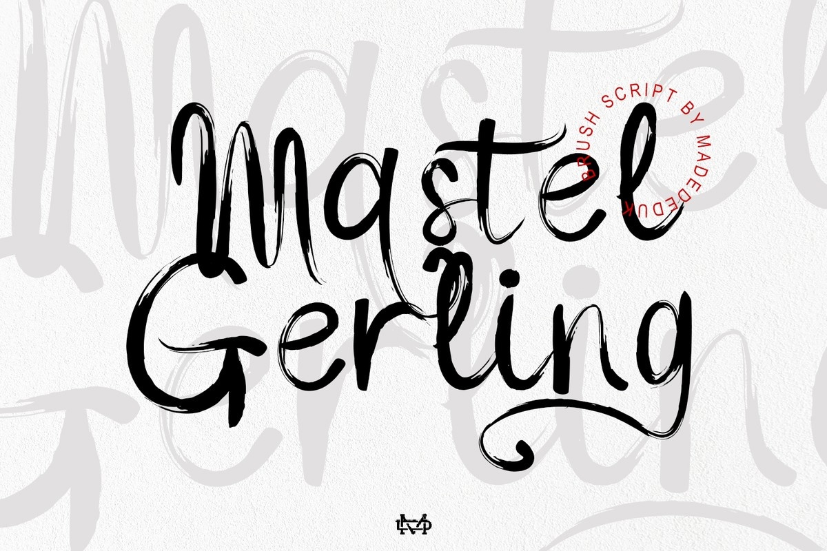 Mastel Gerling Regular Font preview