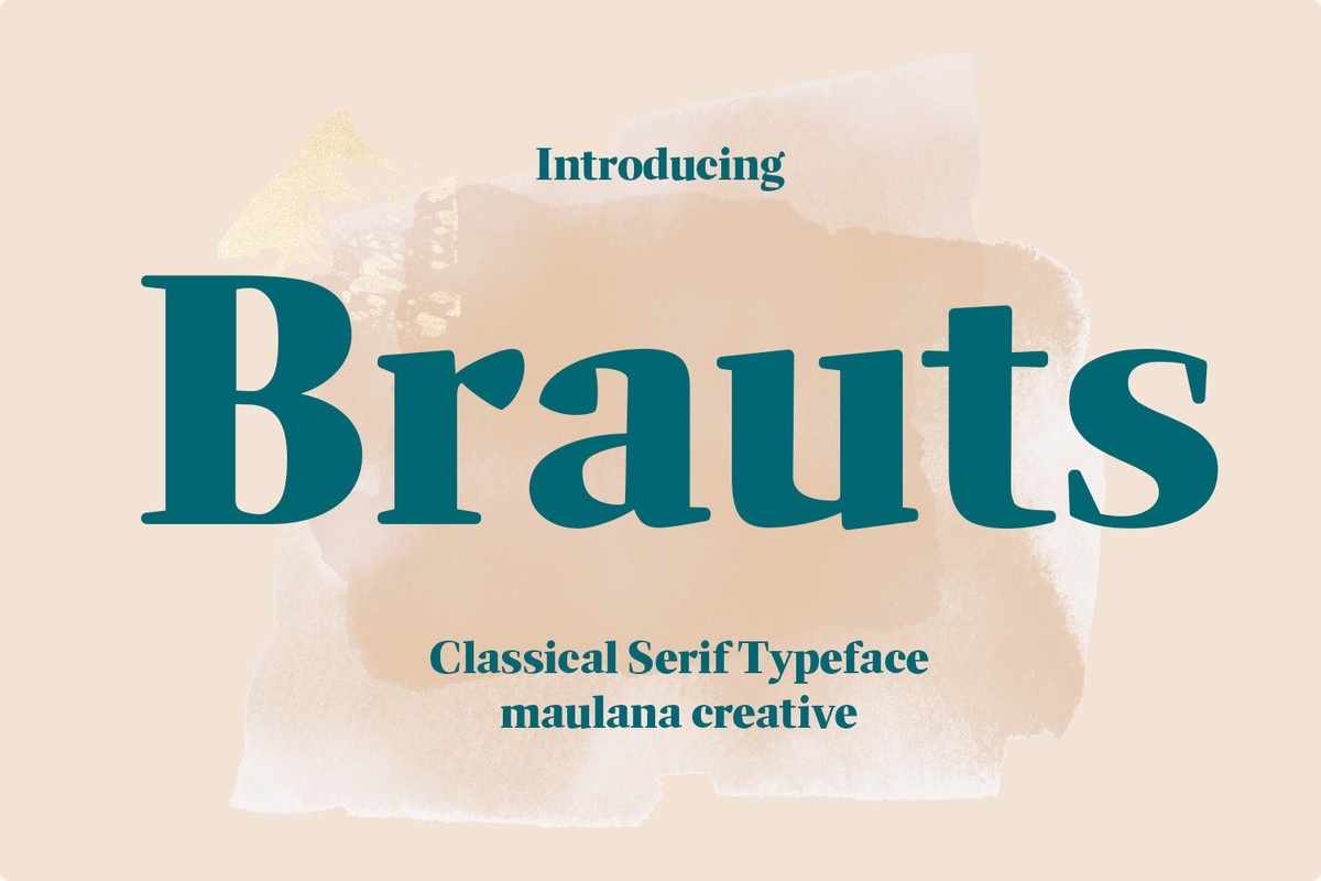 Brauts Regular Font preview