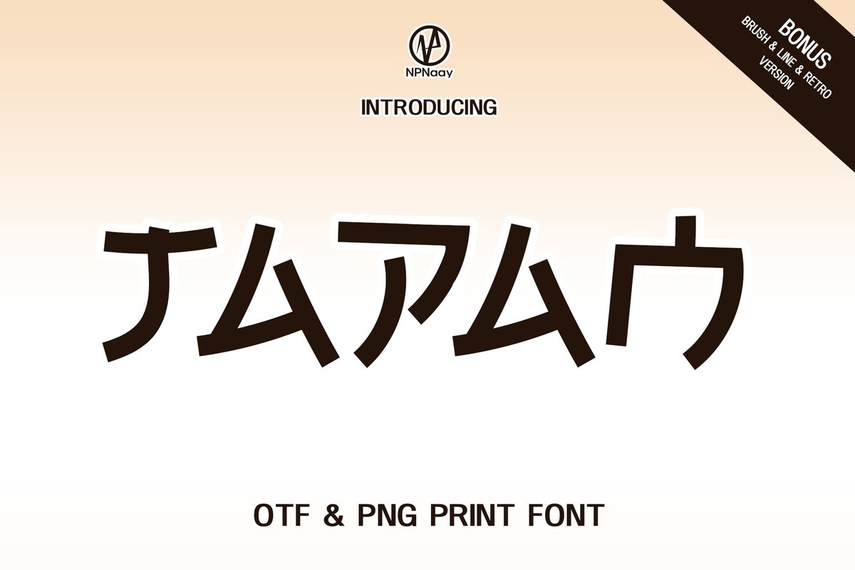 Japan Regular Font preview