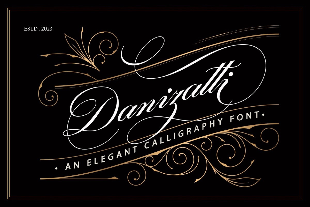 Danizatti Regular Font preview