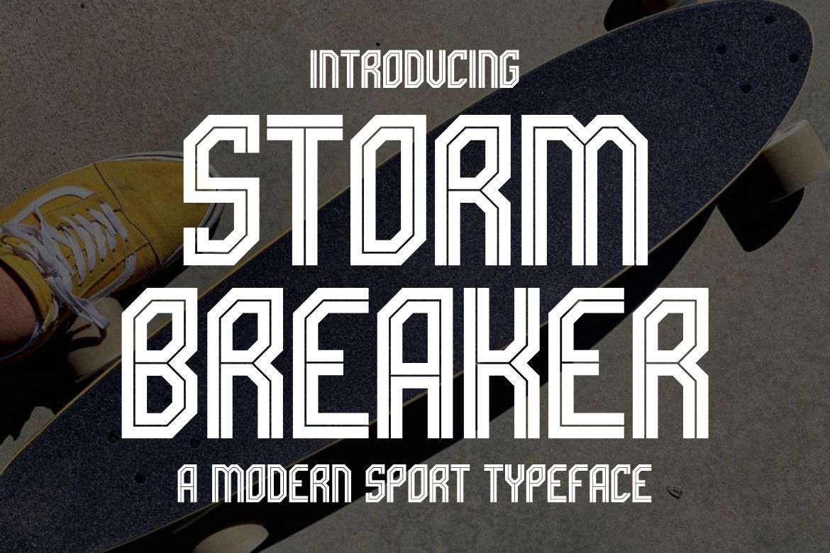 Storm Breaker Regular Font preview