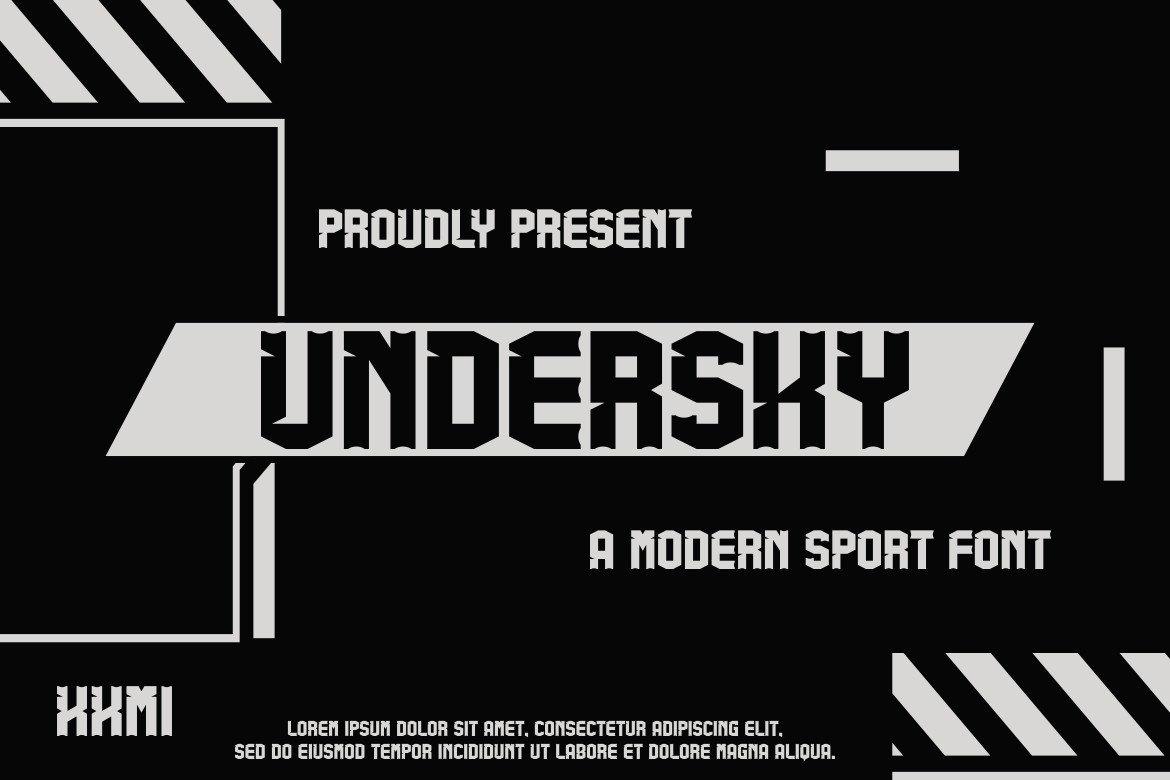 Undersky Bold Font preview