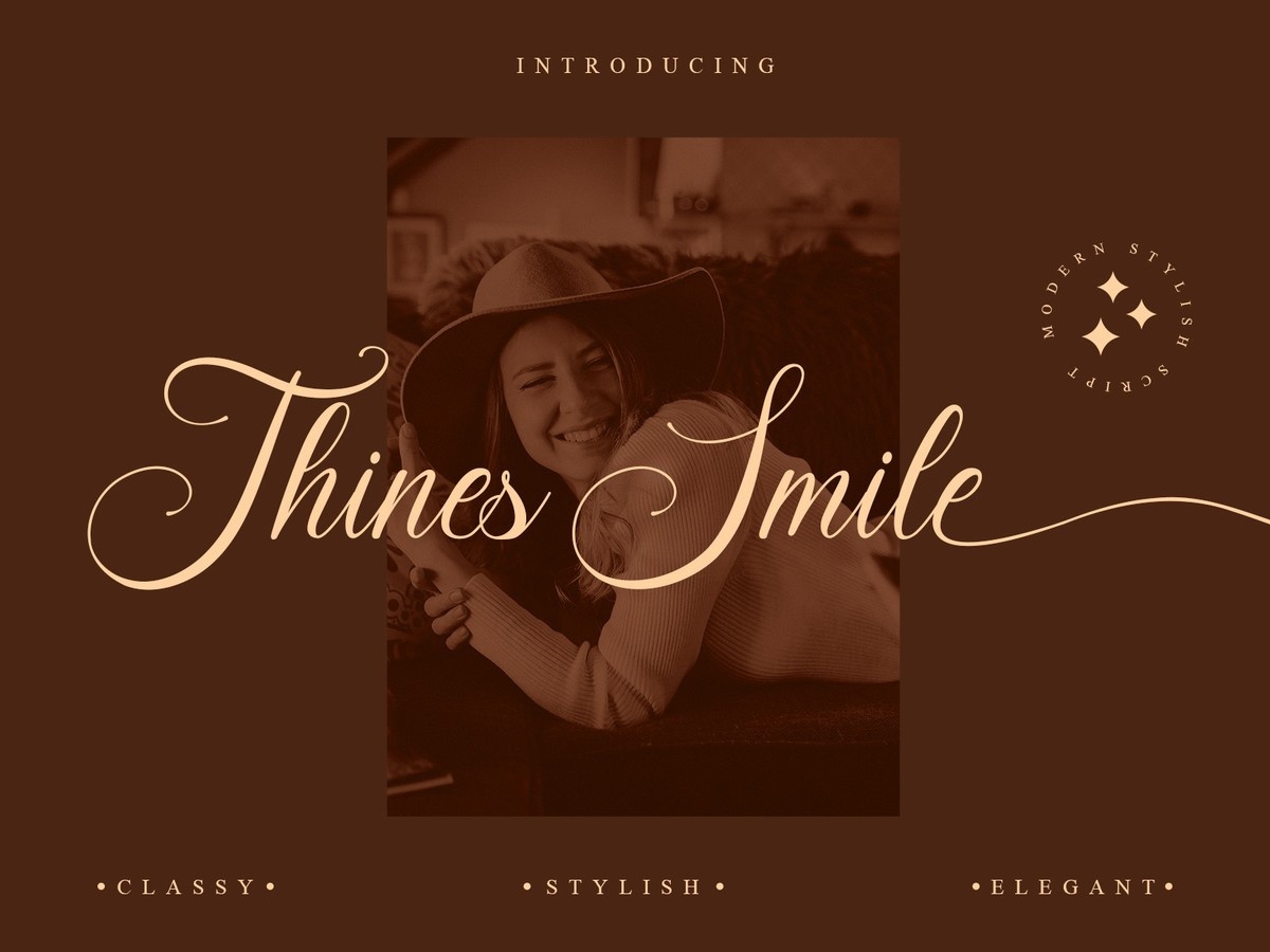 Thines Smile Font preview