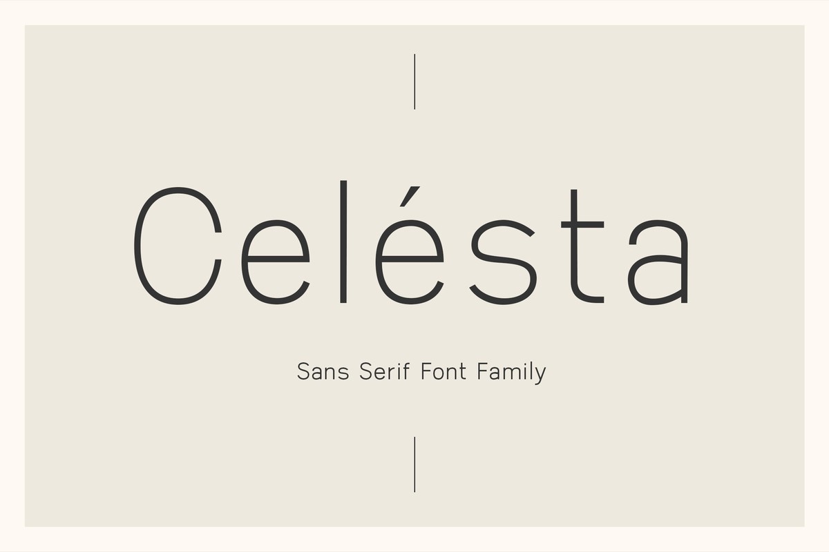 Celesta Font preview