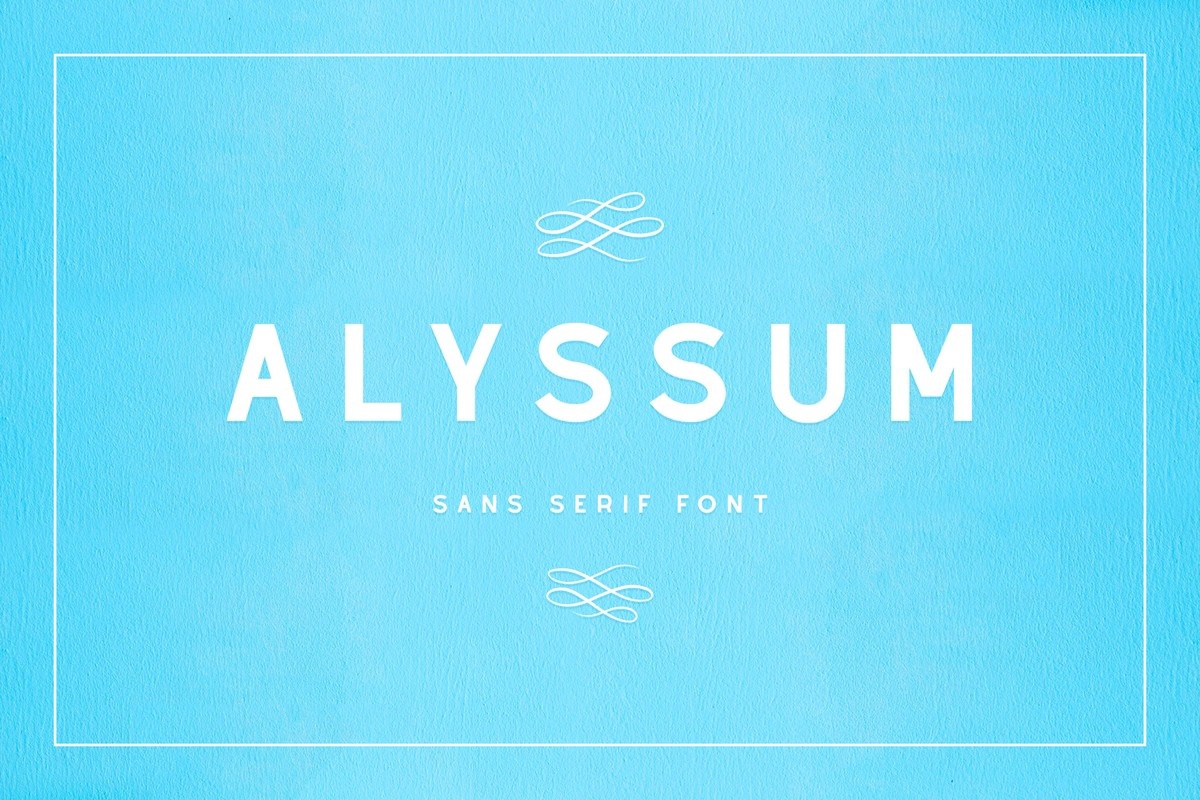 Alyssum Sans Font preview