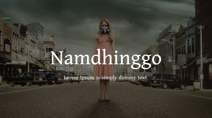 Namdhinggo Font preview