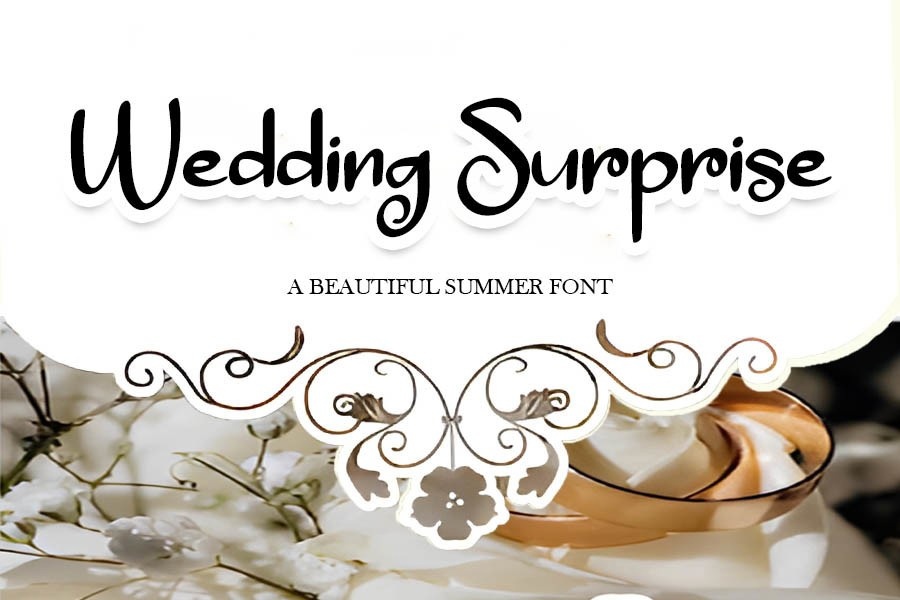 Wedding Surprise Font preview