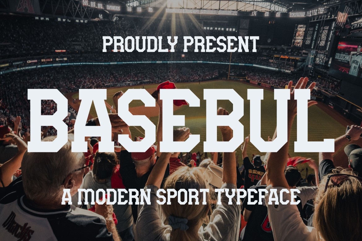 Basebul Font preview