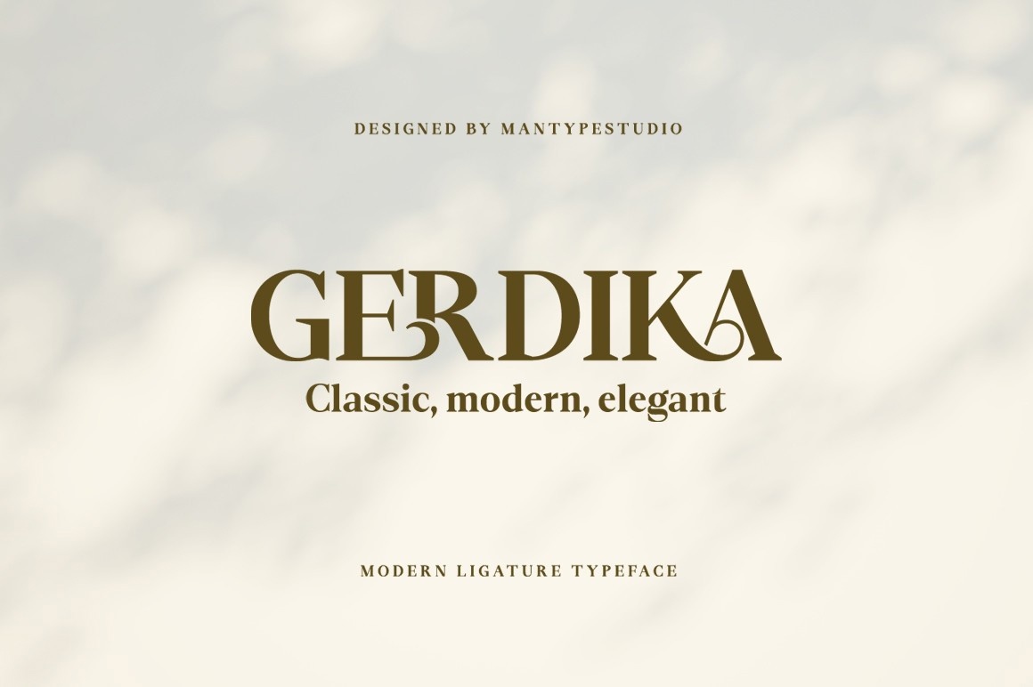 Gerdika Font preview