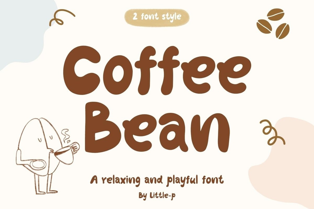 Coffee Bean Regular Font preview