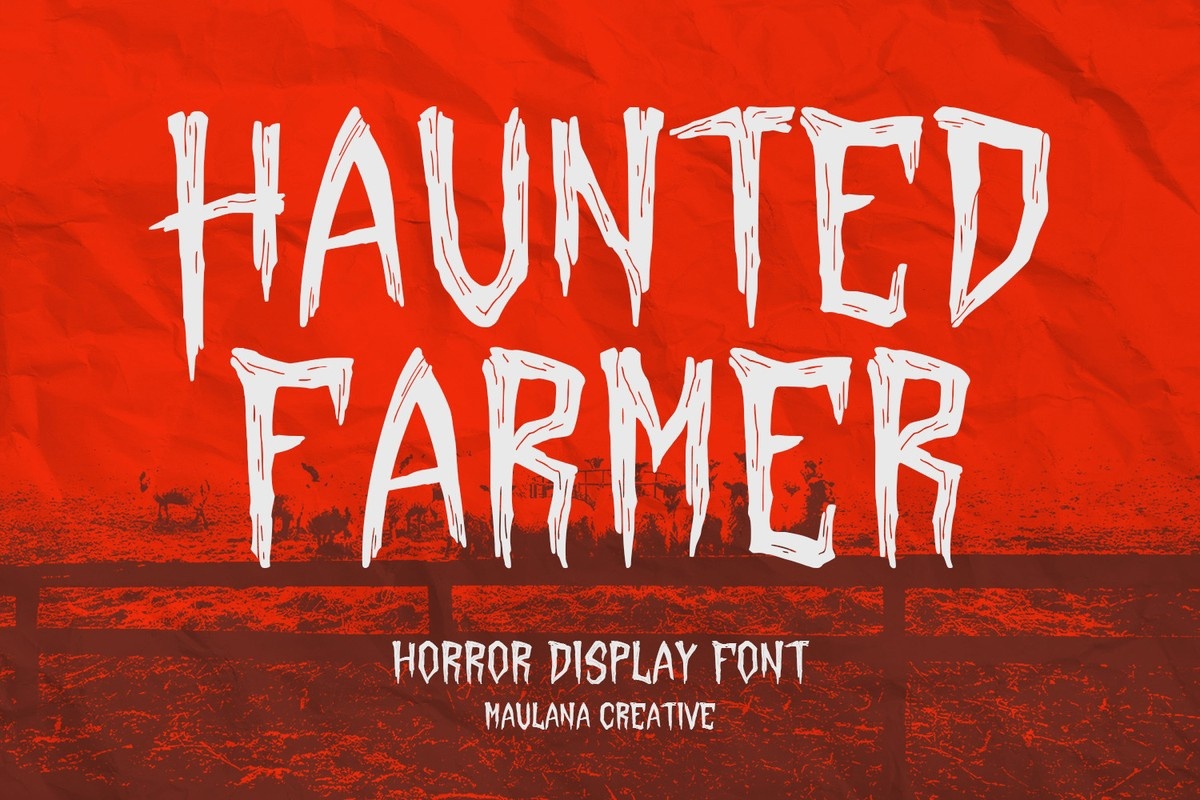 Haunted Farmer Font preview
