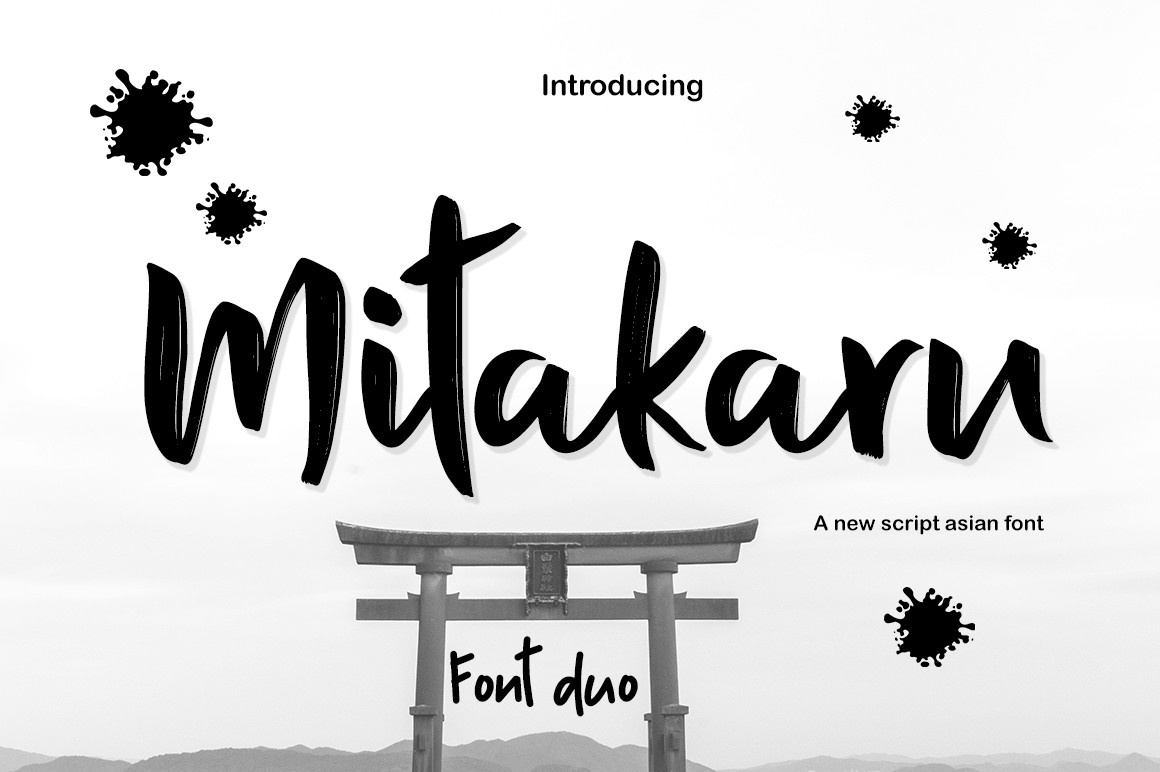Mitakaru Font preview