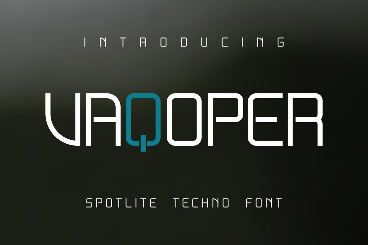 Vaqoper Regular Font preview