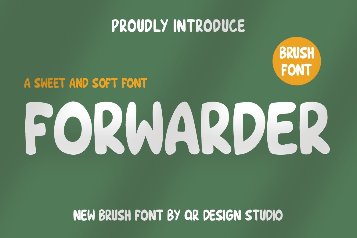 Forwarder Font preview