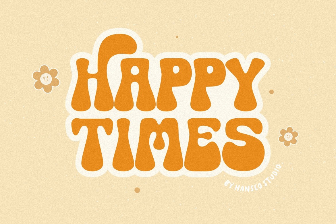 Happy Times Font preview