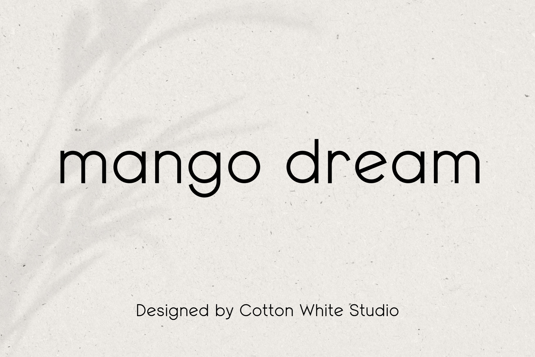 Mango Dream Font preview