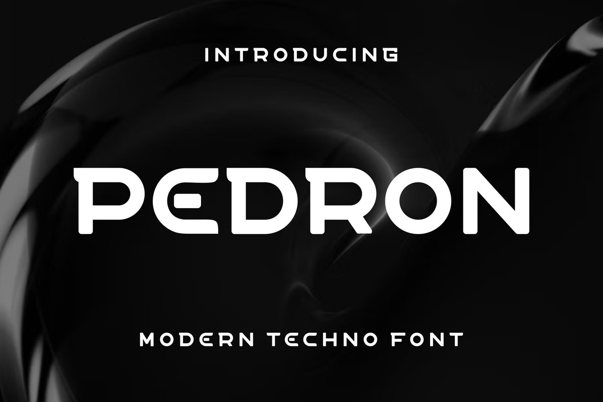 Pedron Font preview