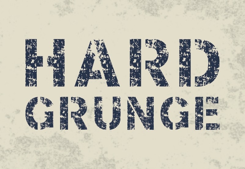 Hard Grunge Font preview