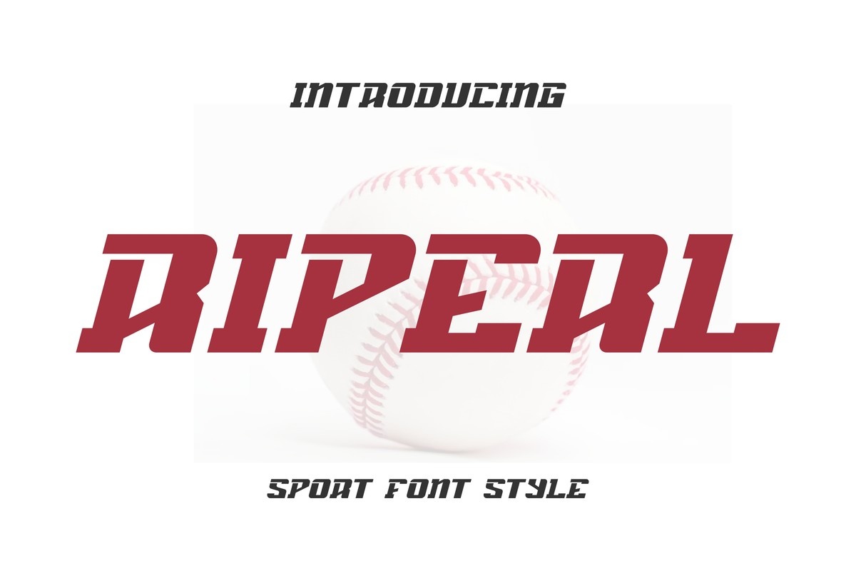 Riperl Font preview