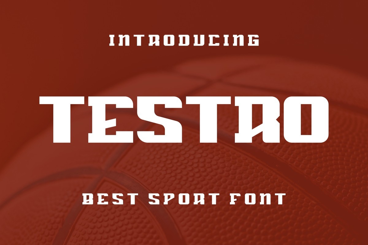Testro Font preview