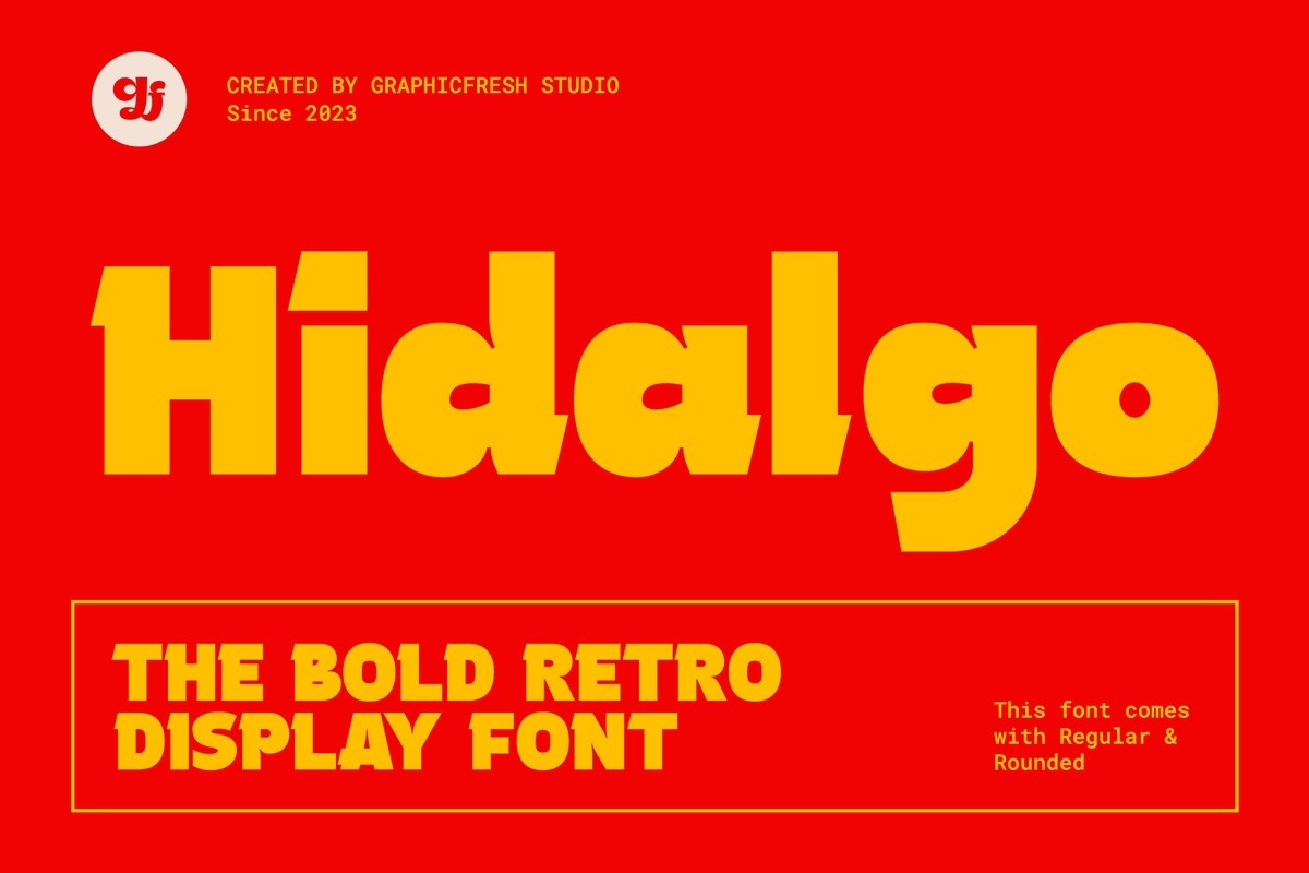 Hidalgo Rounded Font preview