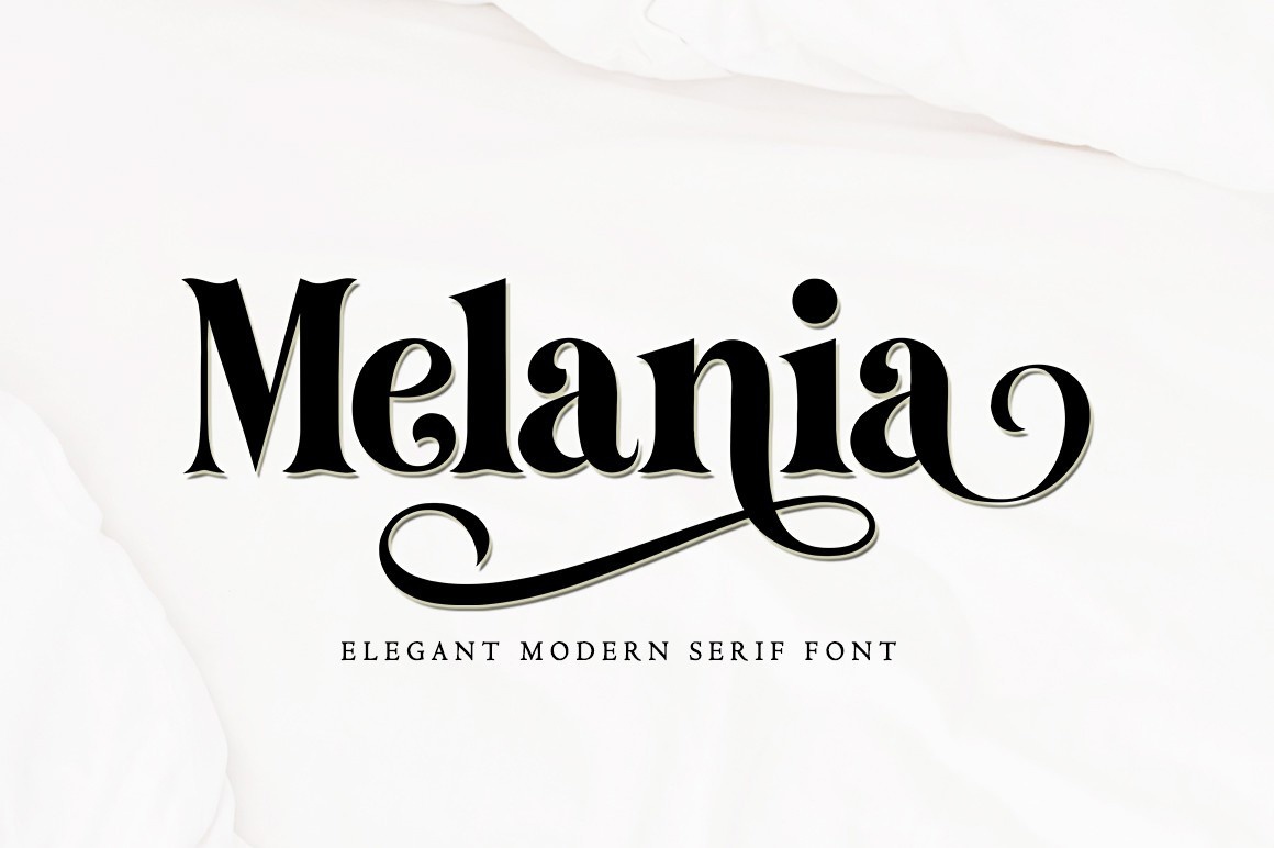 Melania Regular Font preview