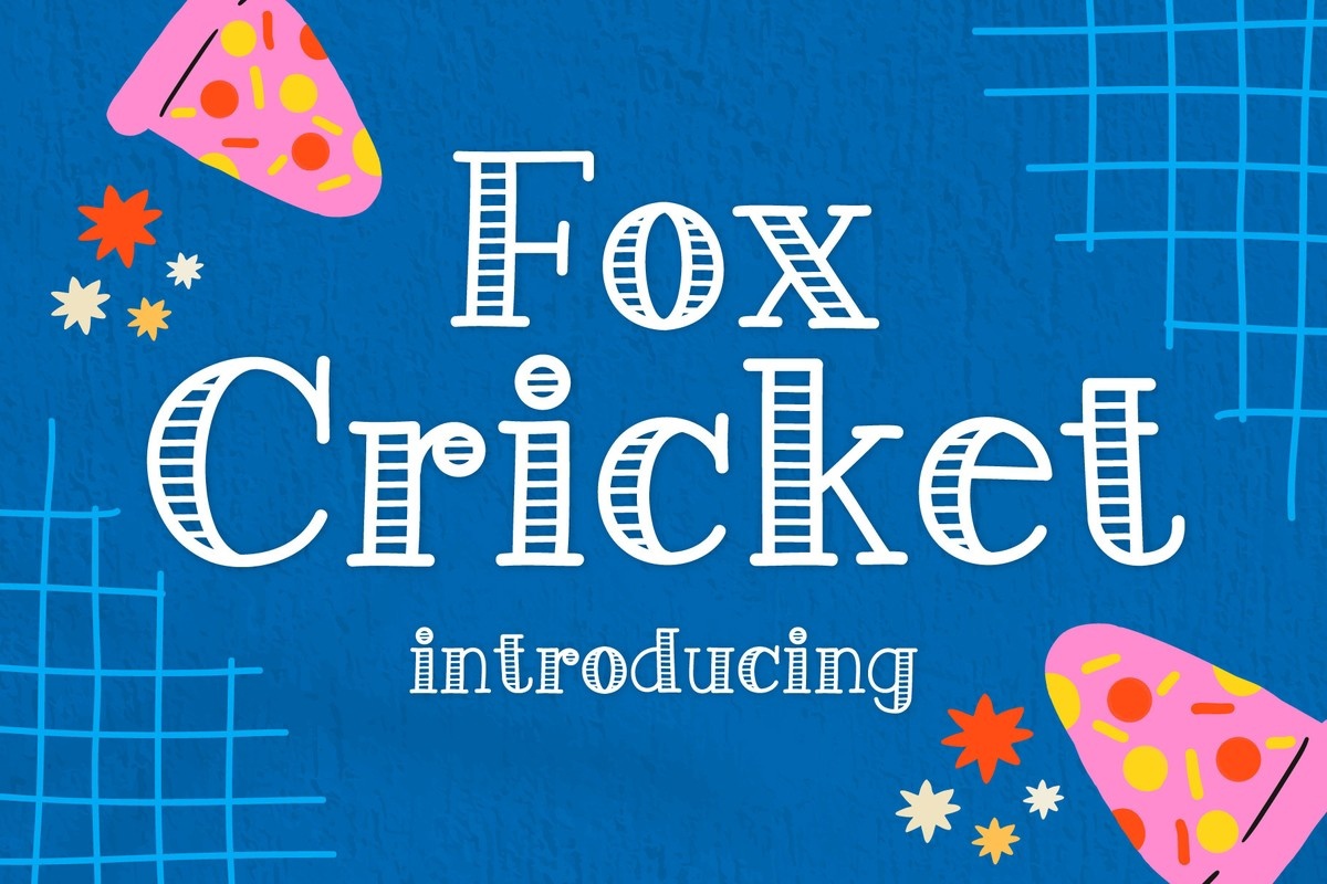 Fox Cricket Font preview