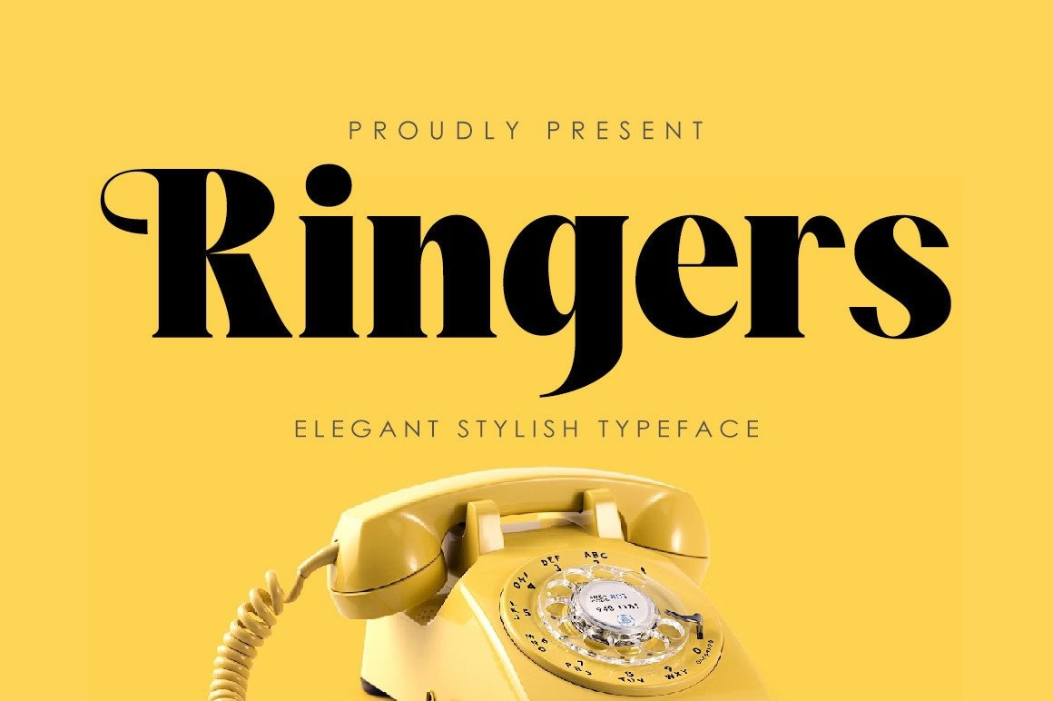 Ringers Font preview