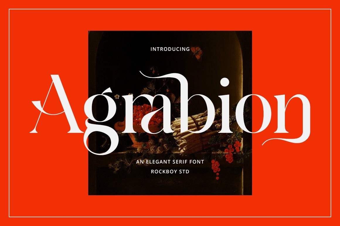 Agrabion Font preview