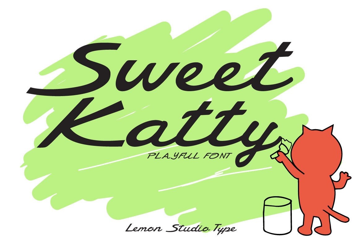 Sweet Katty Font preview