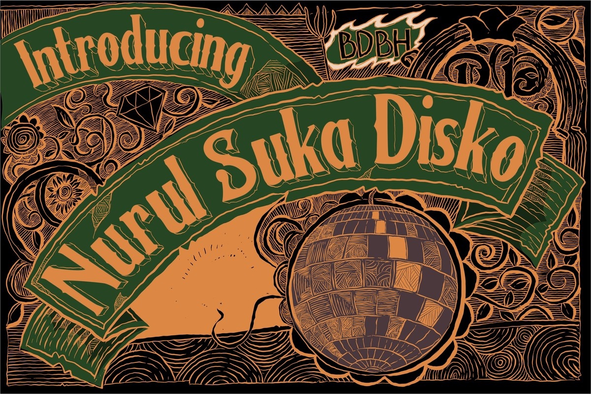 Nurul Suka Disko Font preview