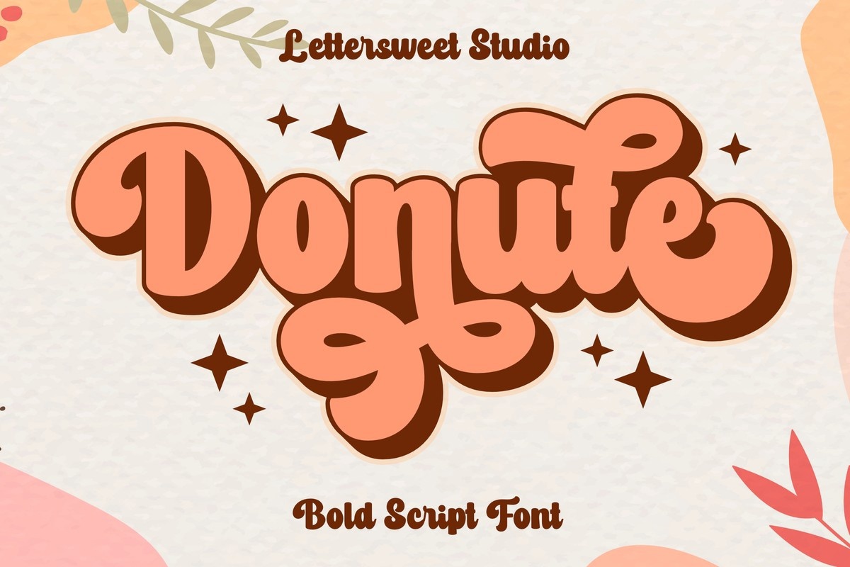 Donute Font preview