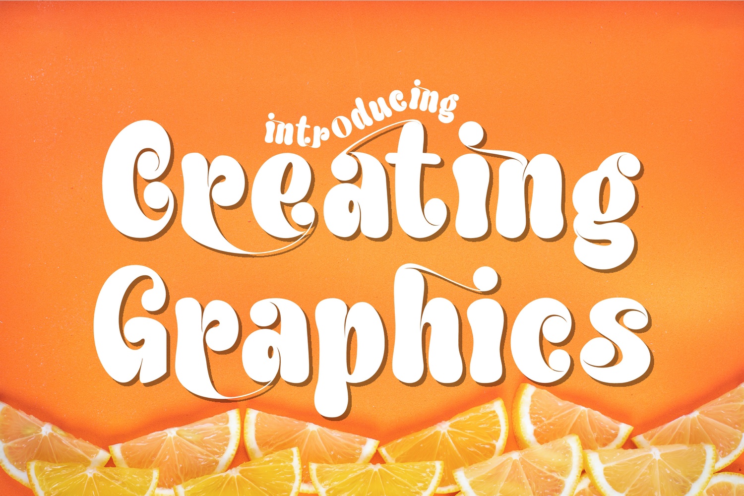 Creating Graphics Groovy Italic Font preview