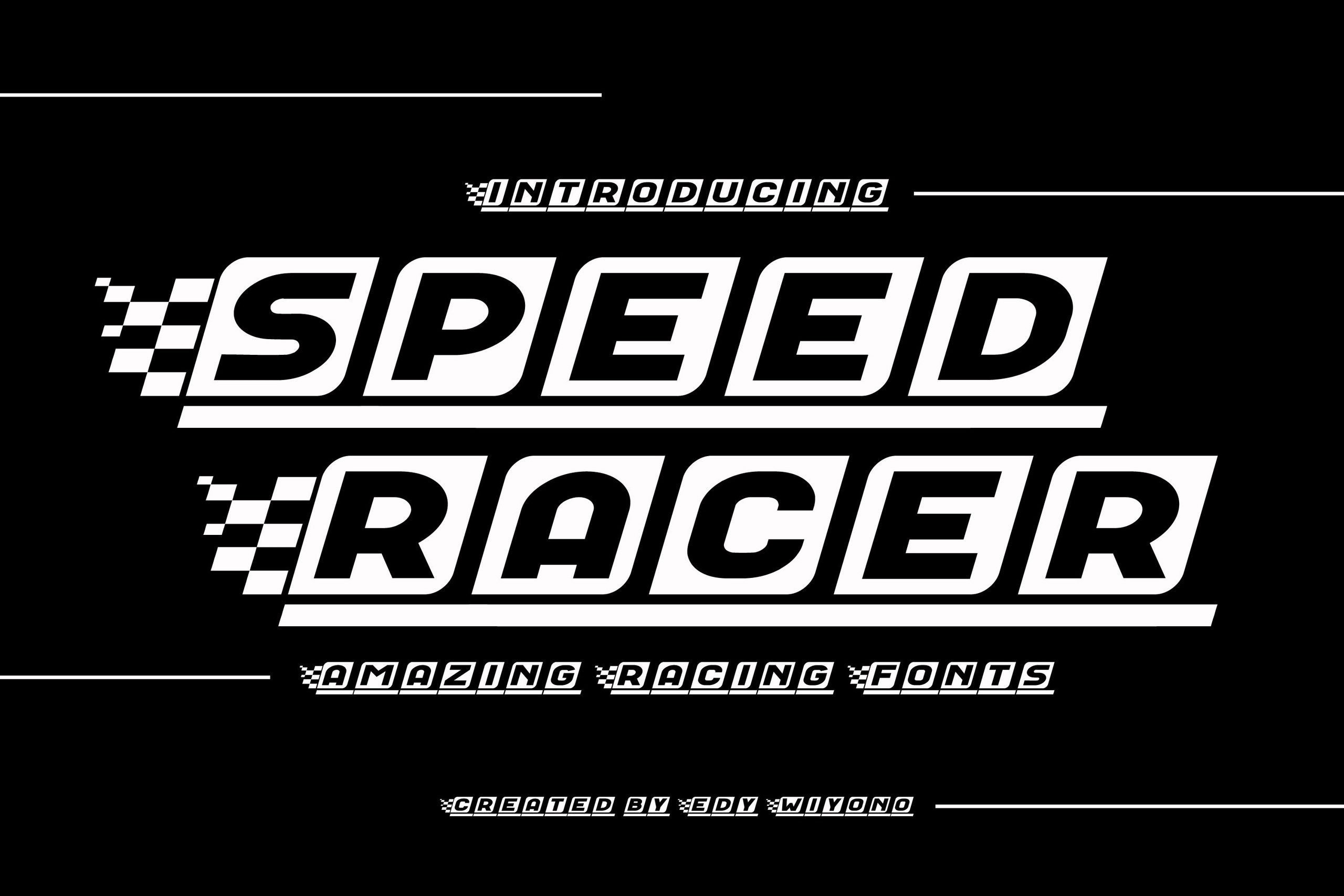 Speed Racer Font preview