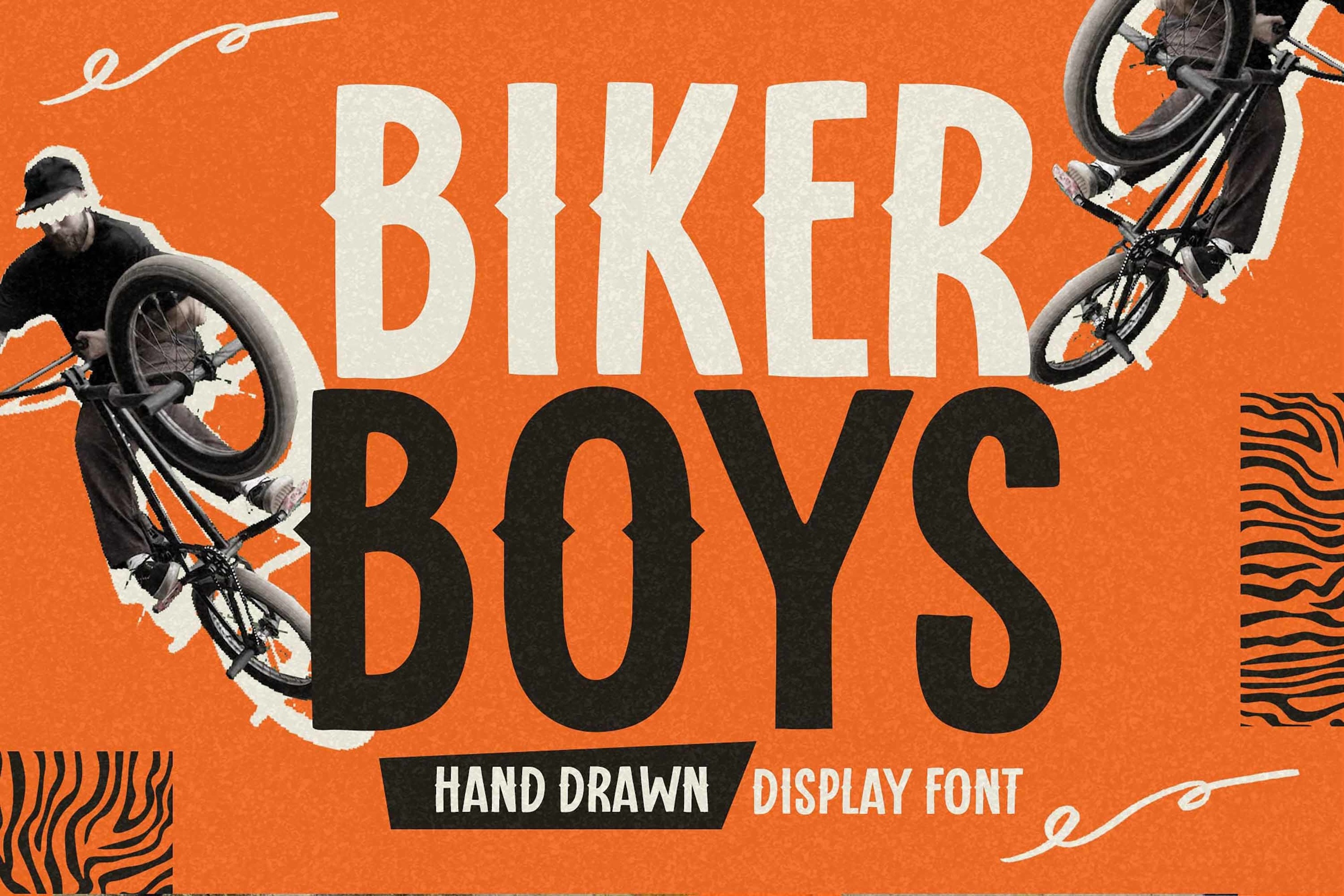 Biker Boys Regular Font preview