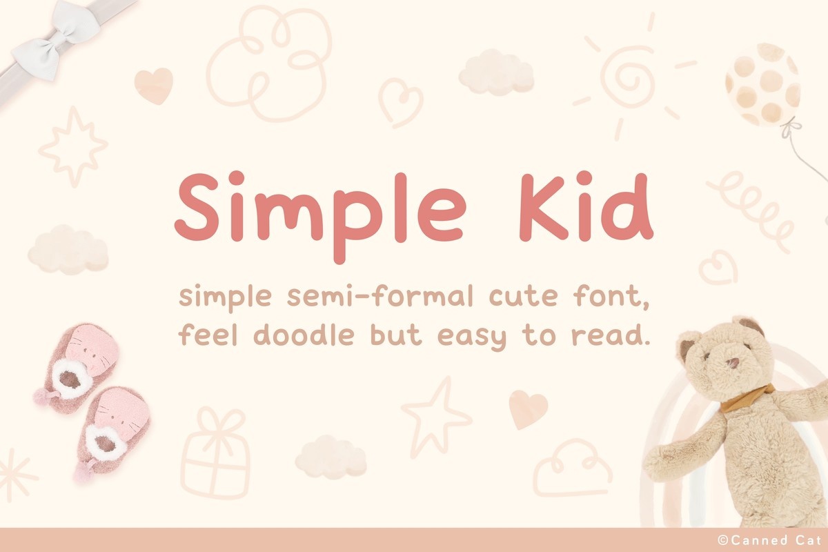 Simple Kid Font preview