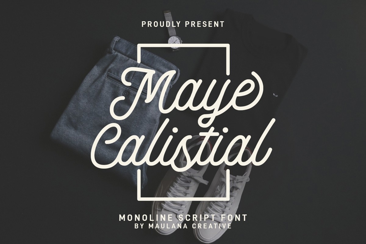 Maye Calistial Font preview