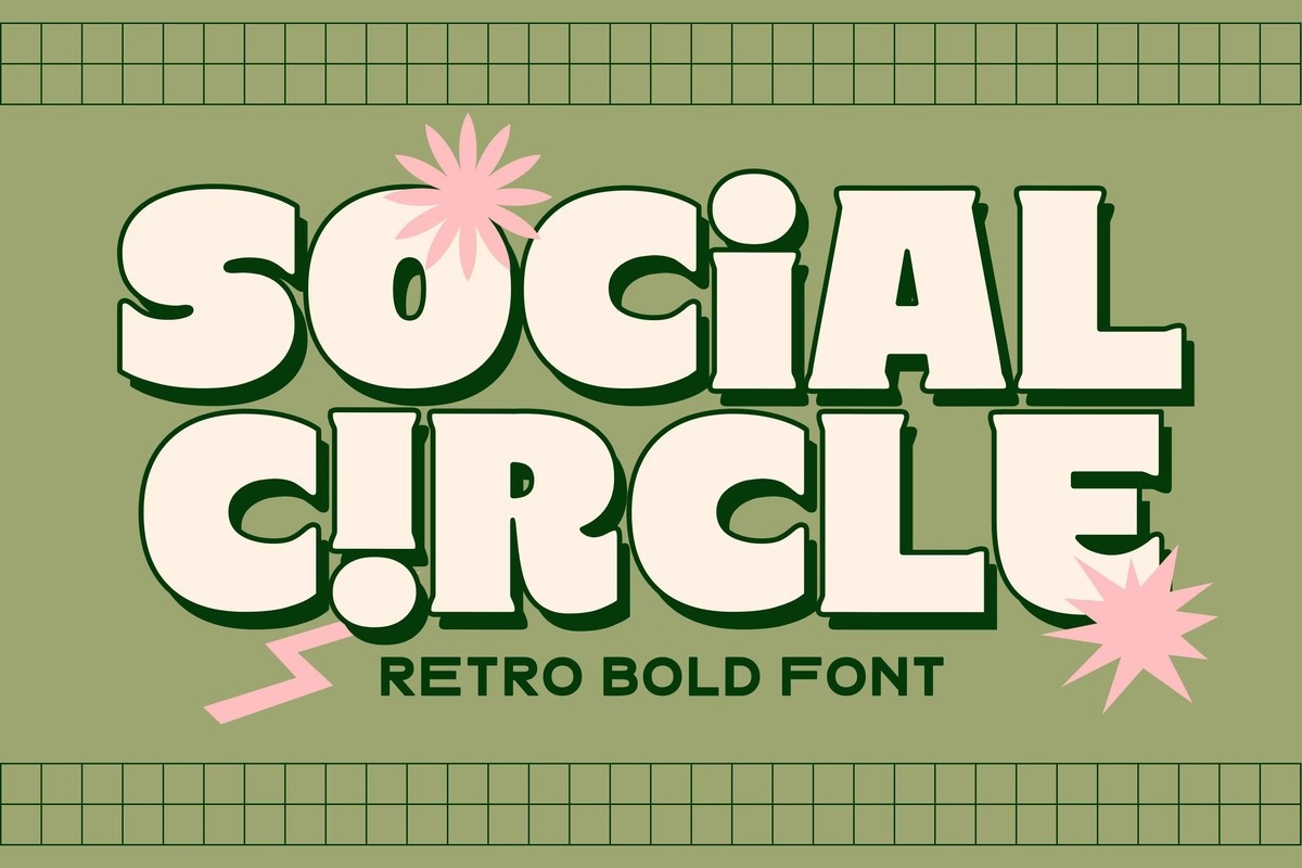 Social Circle Regular Font preview